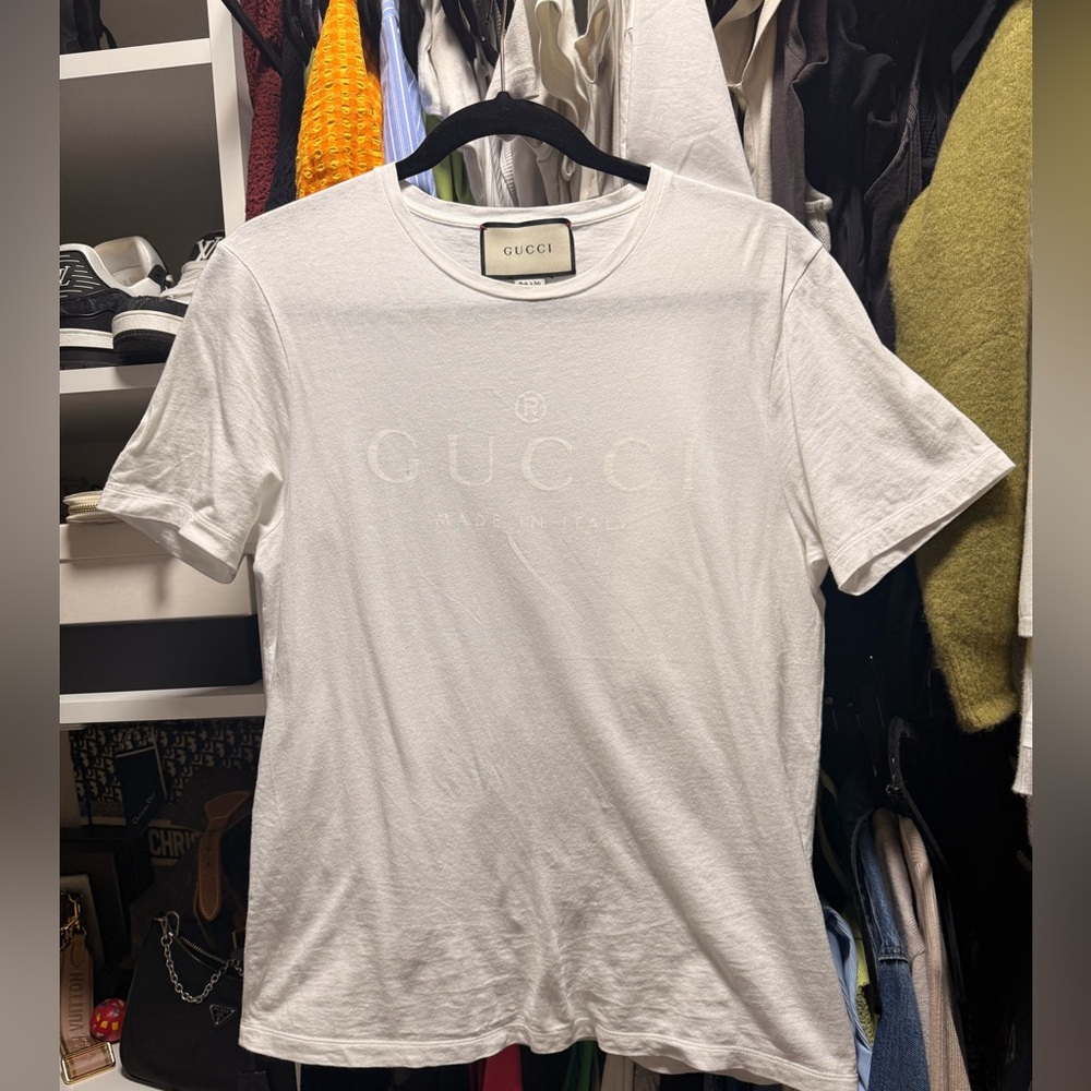 Gucci Classic White Short Sleeve Tee